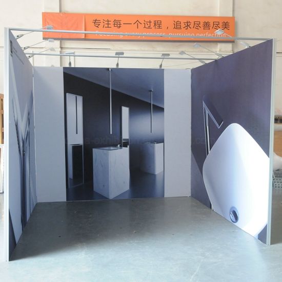 La impresión personalizada de visualización de publicidad 3X3 aluminio Exposición Comercial Diseño