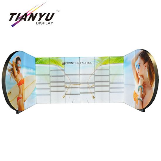 El diseño modular de luz LED Caja Seg stand de feria / Exposición stand de gafas de sol