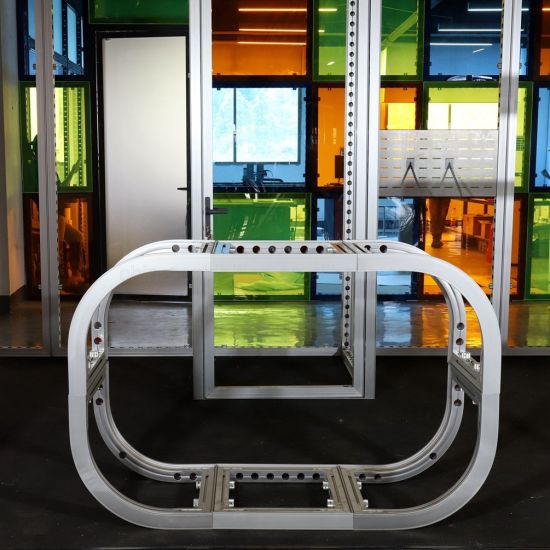 Peso ligero Instalación simple Extrusión de aluminio Stand de feria Uso para cualquier stand de exposición