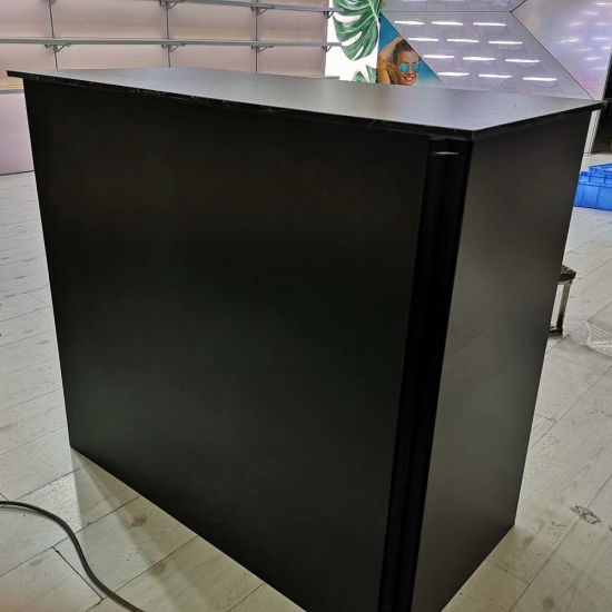 Portátil de exhibición de la exposición Tela Contador / pantalla plegable gabinete