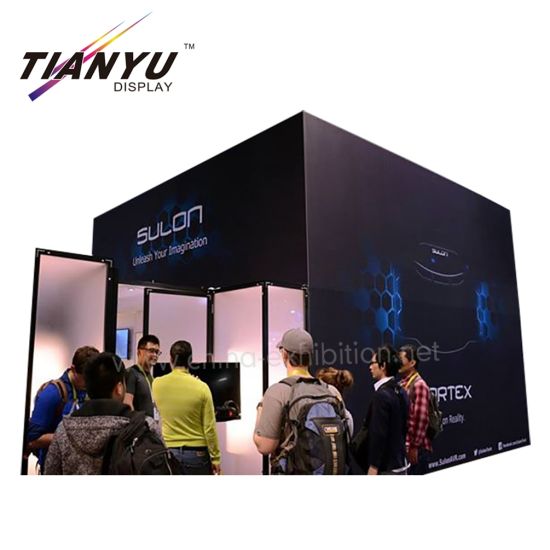 Tian Yu Oferta portátil cubierta Sqf Aluminio Doble Feria Exposición Comercial