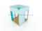 Estándar modular portátil de Exposiciones Stand 3X3 Sistemas