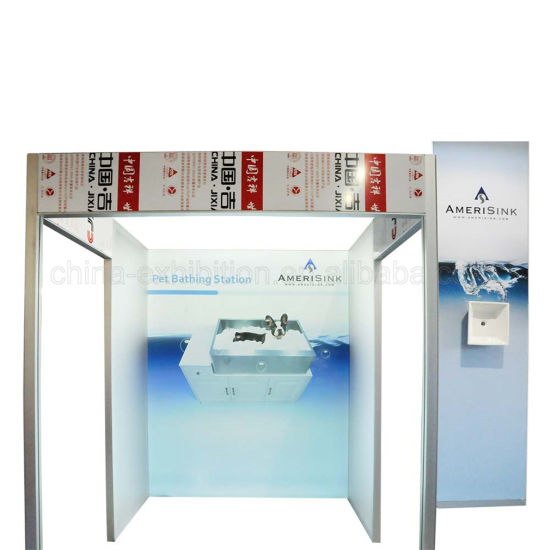 Cabinas de exhibición modulares estándar y ecológicas 3X3 en aluminio