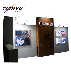 3m X 6m Shell Scheme Stand de exhibición con pantalla de TV Stand de exhibición