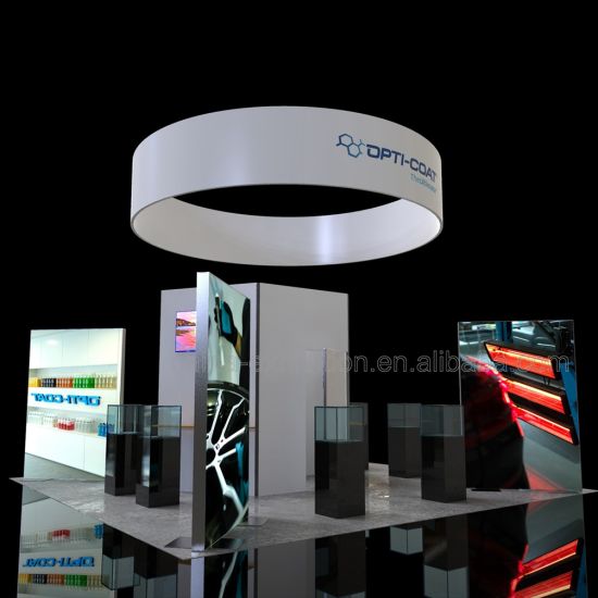 20FT Exposición personalizada Stand Stands Ferias de diseño utilizados para el Centro de Exposiciones Internacional de Jiangmen