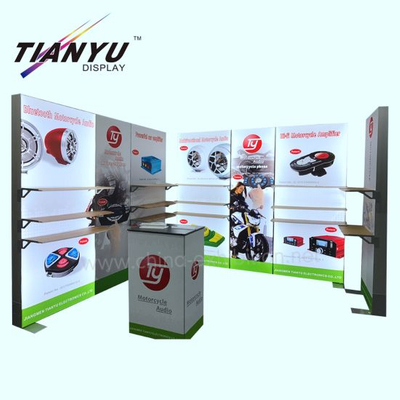 Venta de motos de audio Feria Exposición Display Stand
