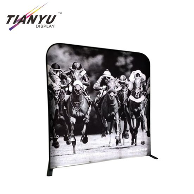 10 FT tejido en tensión Telón de fondo Feria Wall Display Stand for Publicidad
