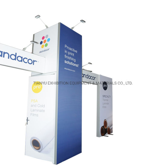 Fabricante chino Custom Design Exposición Estándar reutilizable soporte Telón de fondo de pantalla