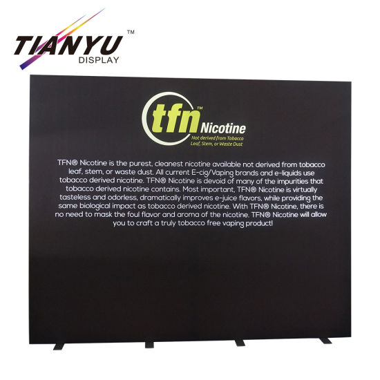 Excepcional calidad profesional de impresión personalizada Feria Stand 3X6 Exposición Comercial